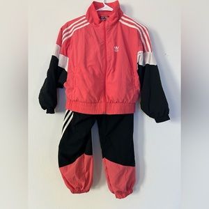 BUNDLE Adidas girls track set 9-10